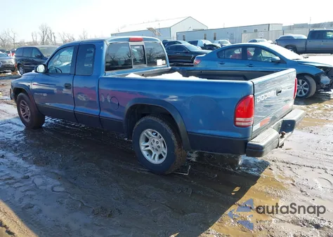 2002 Dodge Dakota из США, поврежденный, VIN 1B7GL12X42S719183